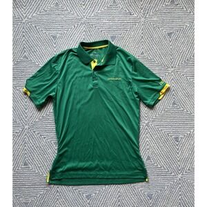 Colosseum Oregon Ducks Polo‎ Shirt - Green/Yellow - Medium